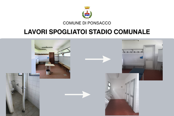 lavori spogliatoi agosto 2026