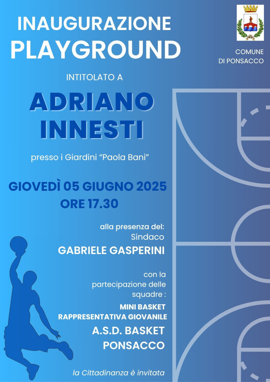 Inaugurazione PlayGround